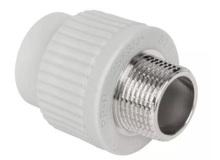 Муфта з зовнішнім металевим різьбленням PP-r 25*3/4 "ITAL"